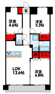 第44川崎ビルの間取り画像