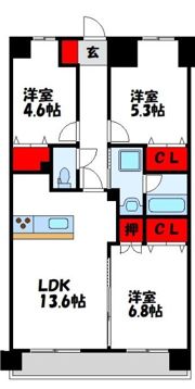 第44川崎ビルの間取り画像