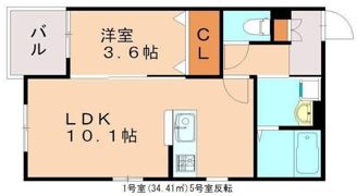 フォレストヒルズ博多の間取り画像