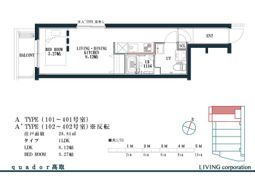 quador高取の間取り画像