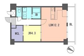 レジデンス住吉の間取り画像
