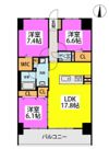ラフィーネ グラン室見の間取り画像