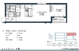 quador大濠の間取り画像