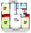 RESIAS CHIKUSHINO BLDG.の間取り画像