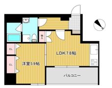 エフパルク県庁前の間取り画像
