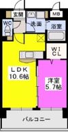 アルティメゾン博多の間取り画像