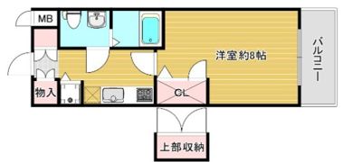 ピュアドームパルトーネ博多の間取り画像