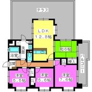 プレステージ和白Vの間取り画像