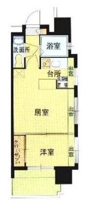 エステートモア・薬院ネストの間取り画像