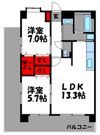 ツインリバーマーレの間取り画像