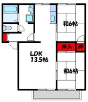 ビラージュ古賀の間取り画像