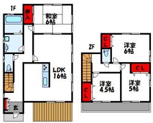 日吉3丁目戸建の間取り画像