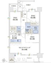 サンメゾン大濠公園北の間取り画像