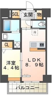 セラヴィ箱崎の間取り画像
