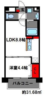 ラ グリシーヌの間取り画像