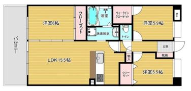 リファレンス寺塚の間取り画像