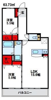 ヴァン・ヴェールの間取り画像