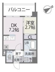 アルティザ大橋駅前の間取り画像