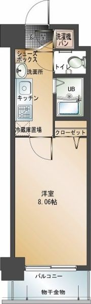 エンクレスト赤坂壱番館の間取り画像