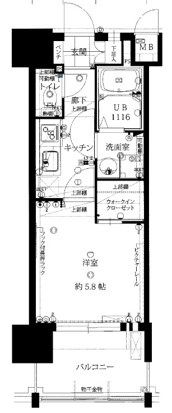 サヴォイ博多スーペリアの間取り画像
