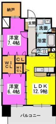 プロスペレー駅南の間取り画像