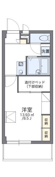 レオパレスナラヤの間取り画像