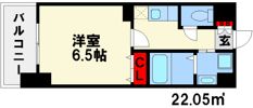 エンクレスト天神CLASSの間取り画像