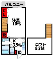 Fガーデン教育大前IIの間取り画像