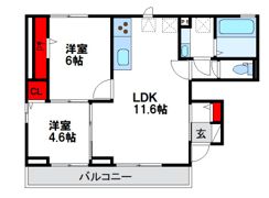 TORISIA花見が丘の間取り画像
