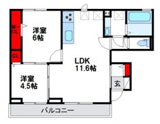 TORISIA花見が丘の間取り画像