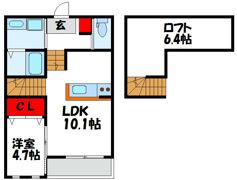 アルヴィータ手光 Iの間取り画像