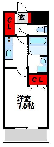 グランピア赤間の間取り画像