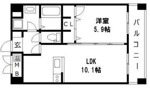 モンルポ博多駅東の間取り画像