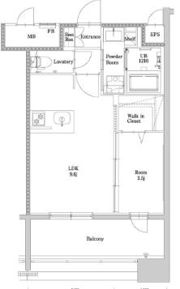 エンクレスト博多駅南GRACEの間取り画像