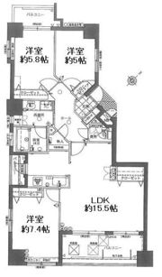 アーサー住吉アーバンの間取り画像