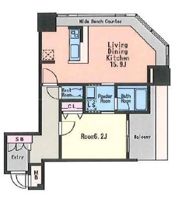 KDXレジデンス大濠ハーバービュータワーの間取り画像