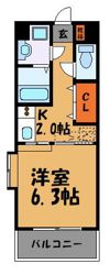CAVANA天神の間取り画像