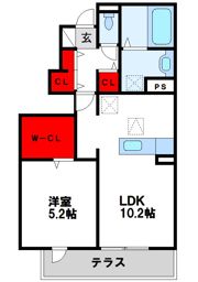 ガーデンハウスC棟の間取り画像