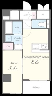 シャンボールなごみの間取り画像