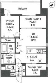 Modern palazzo住吉の間取り画像