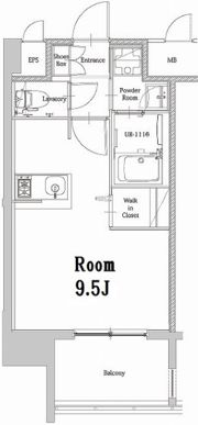 エンクレストベイ天神EASTの間取り画像