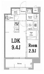 エンクレスト天神LARKの間取り画像