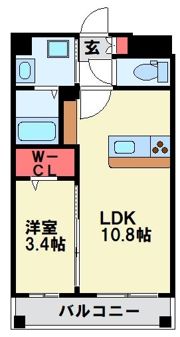 KL東比恵の間取り画像