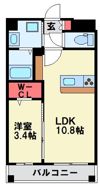 KL東比恵の間取り画像