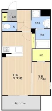 LIBTH天神東IIIの間取り画像
