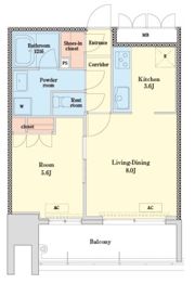 RJRプレシア博多の間取り画像