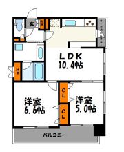 アクタス大手門パークシティの間取り画像