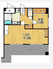 シティコート中陽の間取り画像