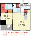 AP L-tage西新の間取り画像