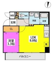 West Court DRの間取り画像